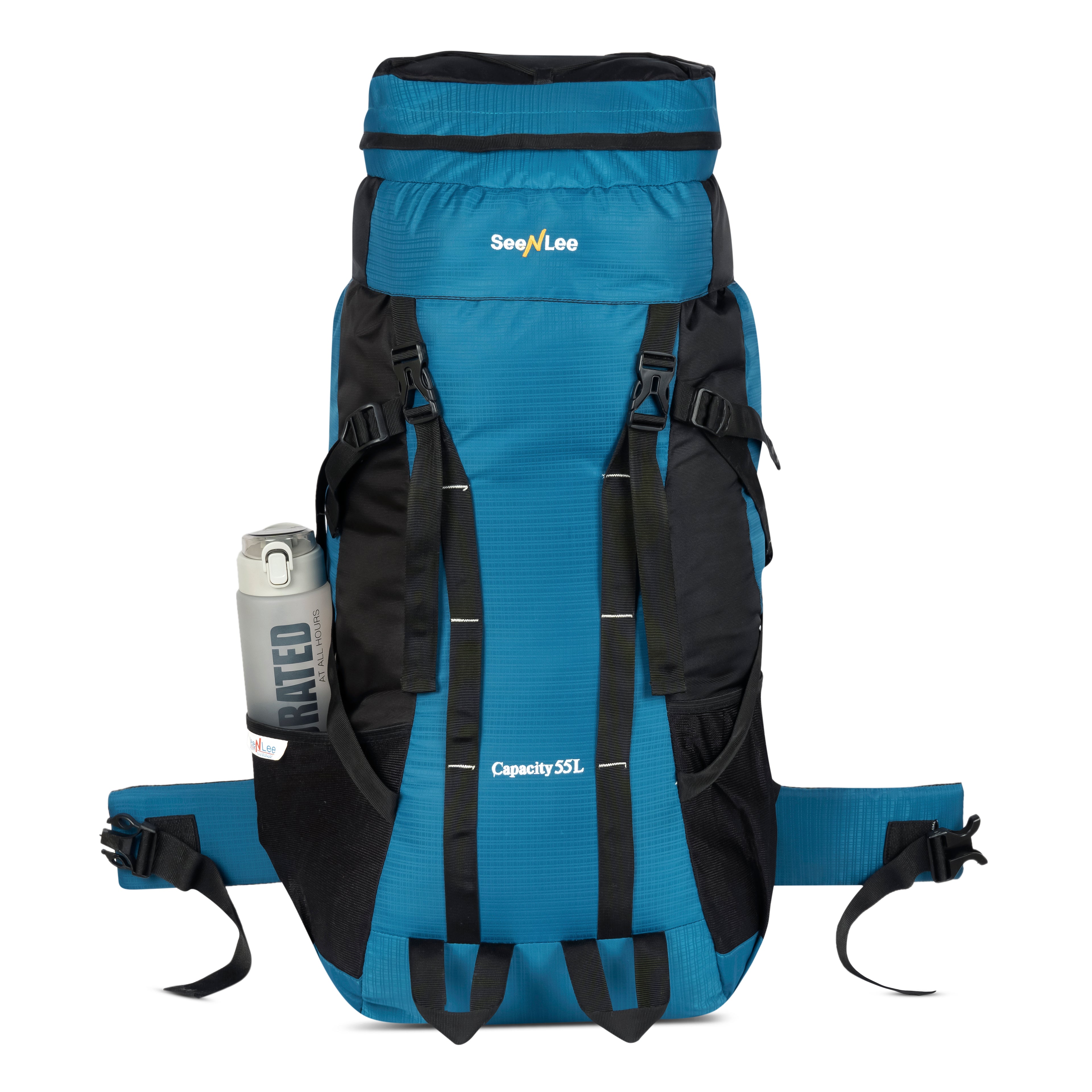 Seenlee 55L Trekking Backpack | Large Capacity Hiking Rucksack | Camping, Backpacking & Adventure Travel Bag for Men & Women
