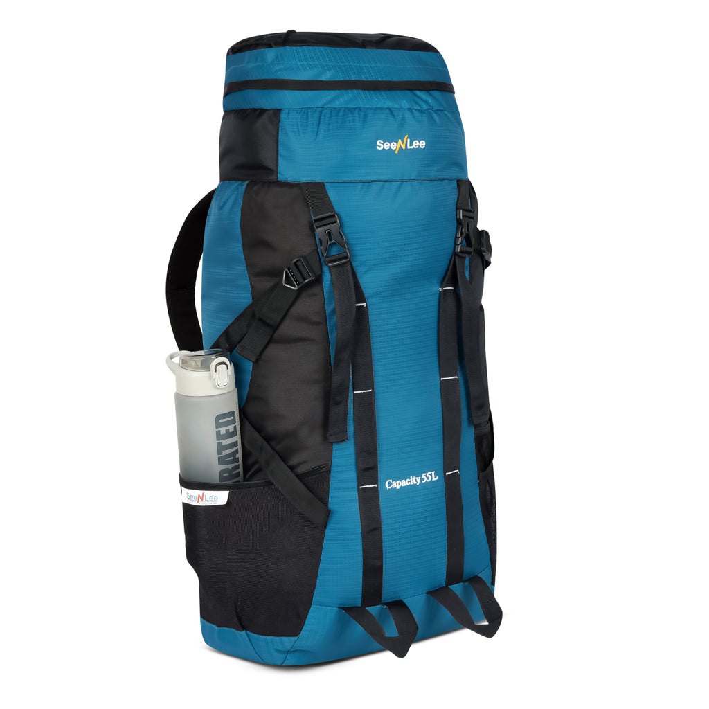 Seenlee 55L Trekking Backpack | Large Capacity Hiking Rucksack | Camping, Backpacking & Adventure Travel Bag for Men & Women