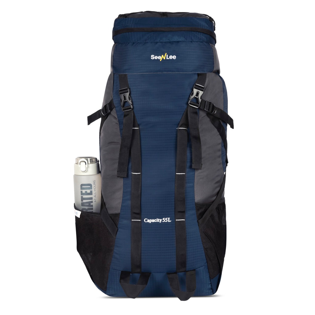 Seenlee 55L Premium Trekking Backpack | Waterproof Hiking Rucksack | Camping, Mountaineering & Travel Backpack for Men & Women