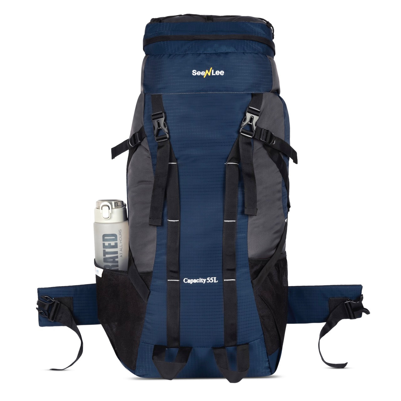 Seenlee 55L Premium Trekking Backpack | Waterproof Hiking Rucksack | Camping, Mountaineering & Travel Backpack for Men & Women
