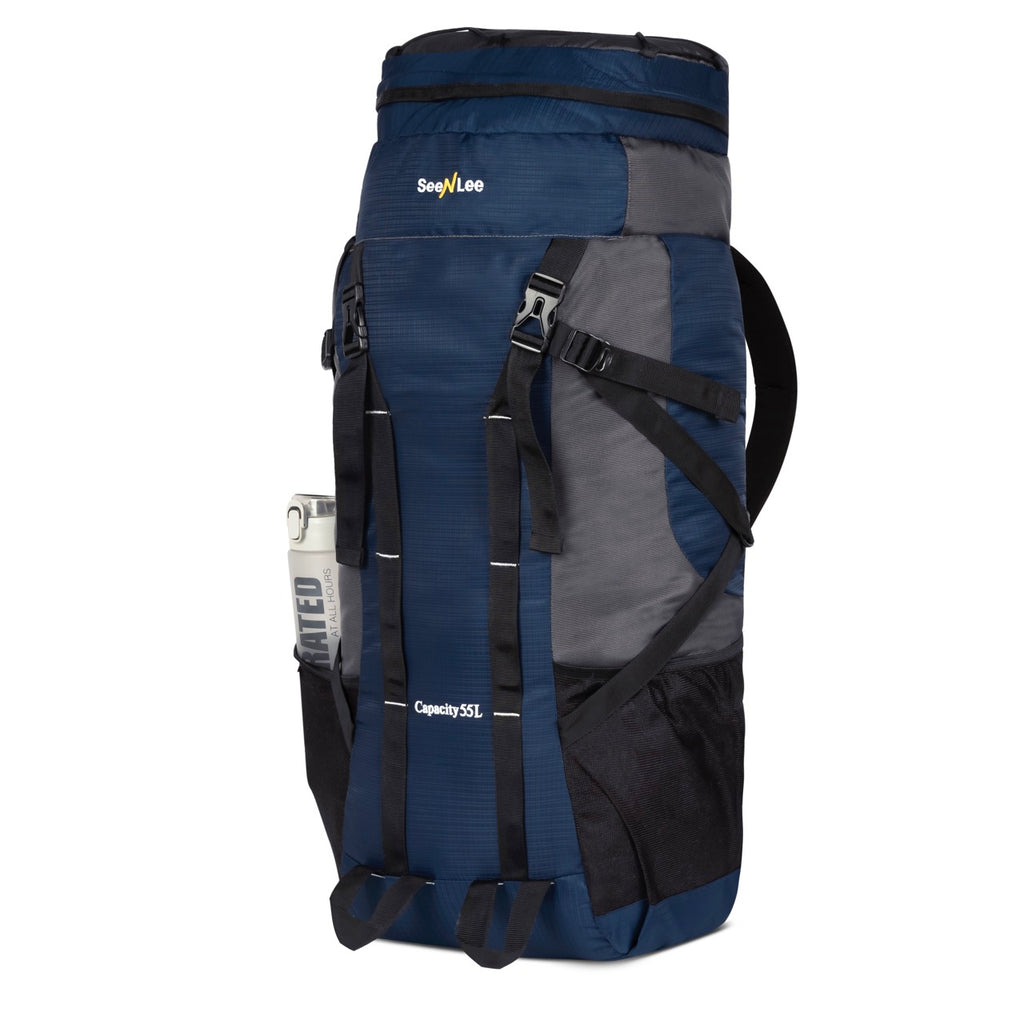 Seenlee 55L Premium Trekking Backpack | Waterproof Hiking Rucksack | Camping, Mountaineering & Travel Backpack for Men & Women