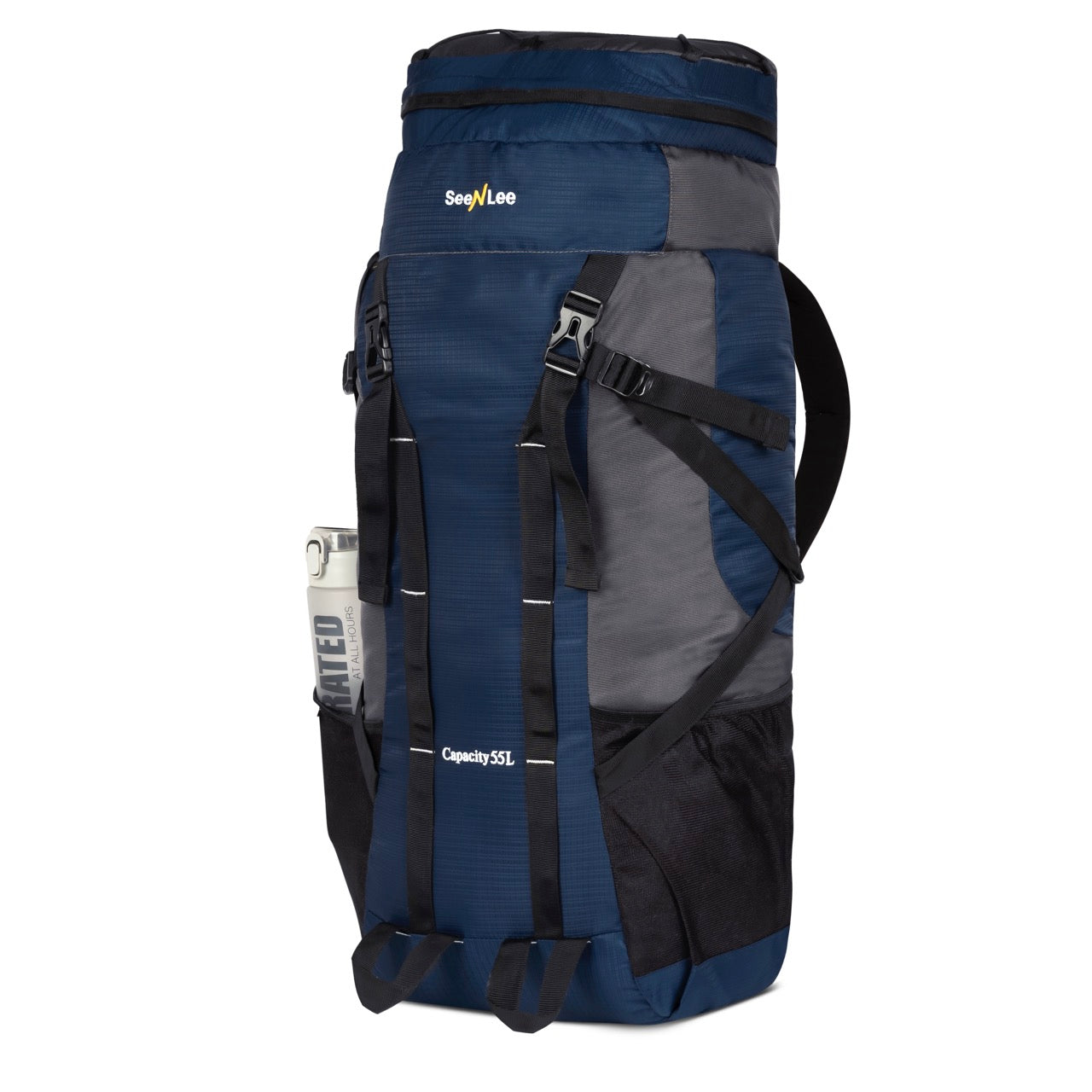 Seenlee 55L Premium Trekking Backpack | Waterproof Hiking Rucksack | Camping, Mountaineering & Travel Backpack for Men & Women