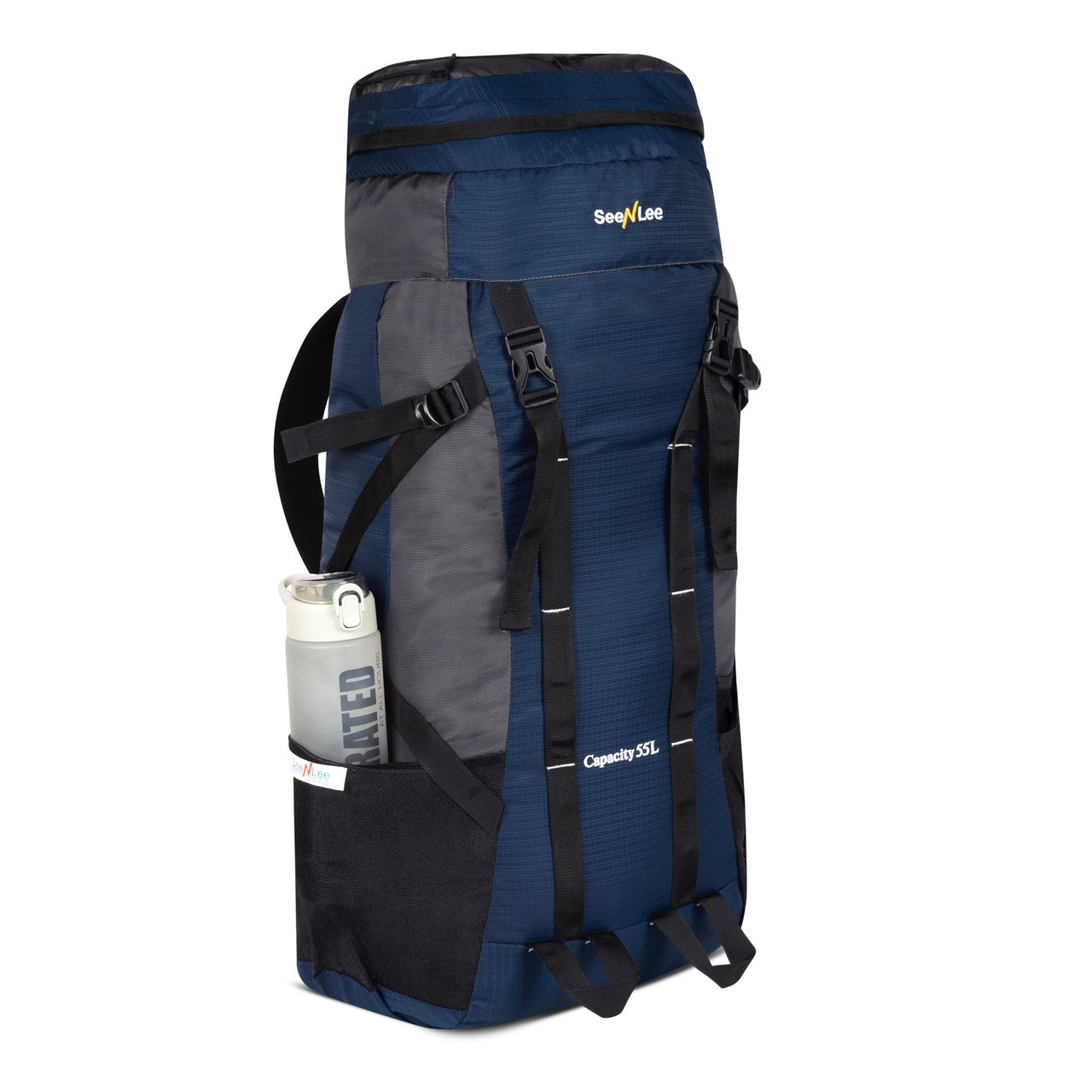 Seenlee 55L Premium Trekking Backpack | Waterproof Hiking Rucksack | Camping, Mountaineering & Travel Backpack for Men & Women