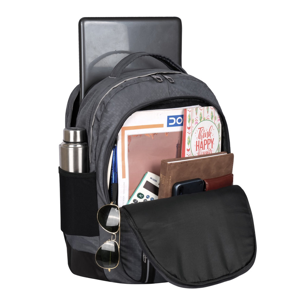 Seenlee Premium Grey Backpack | Stylish Laptop Backpack for College, Office & Travel | Multipurpose Bag for Men & Women