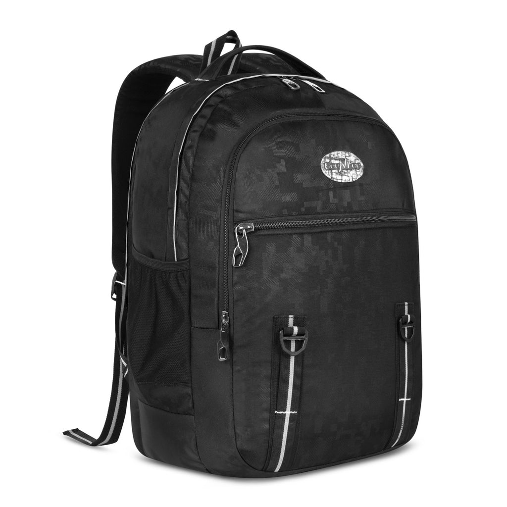 Seenlee Premium Black Backpack | Stylish Multipurpose Laptop Bag for College, Office & Travel | Bag for Men & Women