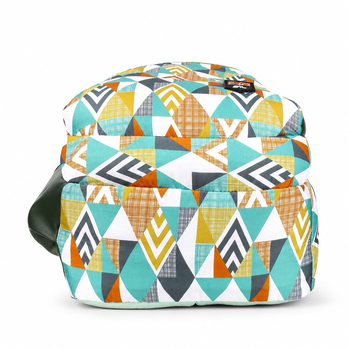 SeeNLee Unisex Printed Laptop Backpack with Bottle Pocket, Multiple Compartments, Padded Shoulder Straps | Stylish College, School, Office & Travel Backpack – Mint Green